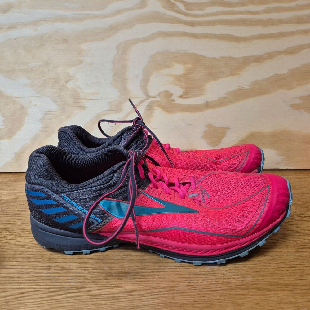 Brooks Mazama Women's Trail Running Shoes Diva Pink Blue Size 9.5 B